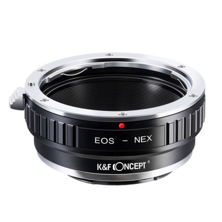 K&F Bague d'adaptation EOS compatible avec NEX SONY E