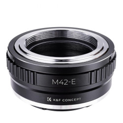 K&F Bague d'adaptation M42 compatible avec NEX SONY E