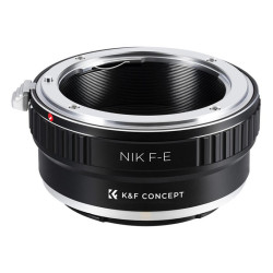 K&F Bague d'adaptation Nikon compatible avec NEX SONY E
