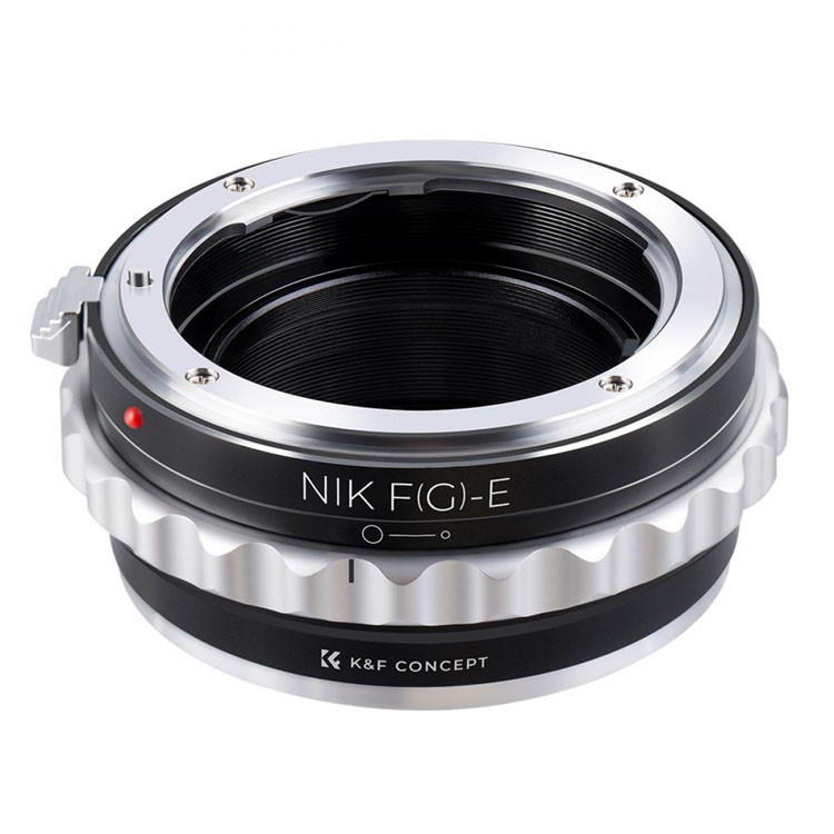 K&F Bague d'adaptation Nikon G compatible avec NEX SONY E