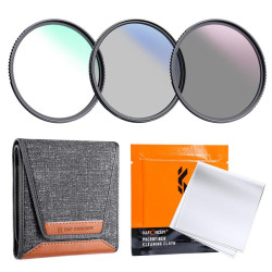 K&F Filtre Nano K series kit 3 filtres MCUV+CPL+ND4 77mm