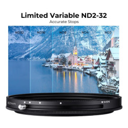 K&F Filtre Nano X CPL+Variable ND2-ND32 55mm