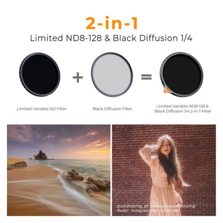 K&F Filtre Nano X muti-function ND8-128+1/4 mist 67mm