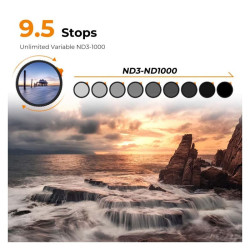 K&F Filtre Nano X series VND ND3-1000 55mm