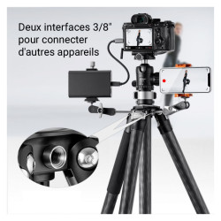 K&F Trepied carbone + rotule BH-35
