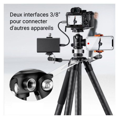 K&F Trepied carbone + rotule BH-35
