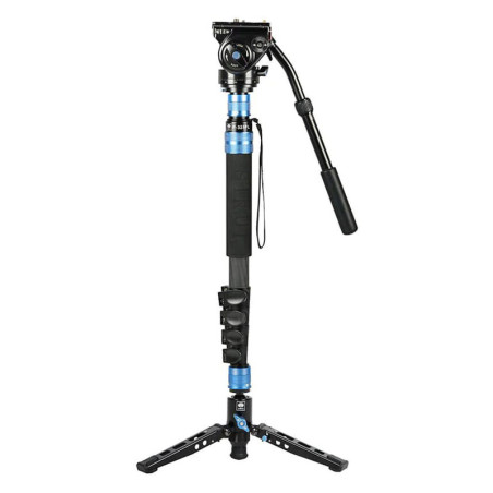 SIRUI Monopode P-325FL Carbone avec support et rotule fluide VH-10