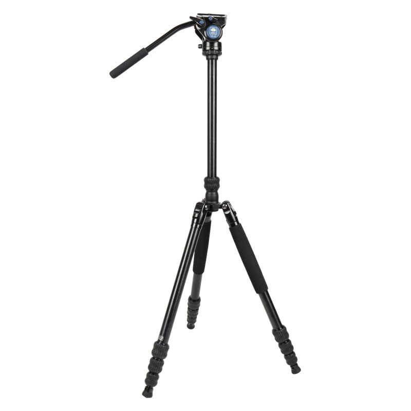 Trépied Vidéo Sirui AVT-11 Avec Tête Fluide - Hauteur Max 73 Pouces, Charge 10 Kg - Mécanisme Rapide Flip-lock - Compatible Reflex, Caméscopes