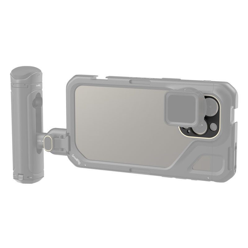 SMALLRIG 17mm Plaque de montage arrière d'objectif filetée pour iPhone 15 Pro & Pro Max - 4394