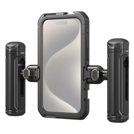 SMALLRIG Kit vidéo mobile double pour iPhone 15 pro - 4397