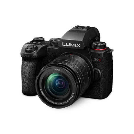 PANASONIC Hybride LUMIX G9 II Noir + Objectif G Vario 12-60mm f/3.5-5.6 ASPH Power OIS Garanti 3 ans + Sac et Carte SD 4 Go