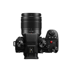 PANASONIC Hybride LUMIX G9 II Noir + Objectif G Vario 12-60mm f/3.5-5.6 ASPH Power OIS Garanti 3 ans + Sac et Carte SD 4 Go