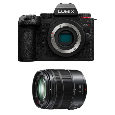PANASONIC Hybride LUMIX G9 II Noir + Objectif G Vario 14-140mm f/3.5-5.6 ASPH Power OIS Garanti 3 ans