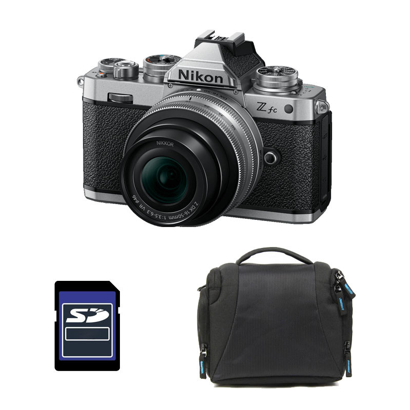 NIKON Z fc + Z 16-50 Silver Garanti 3 ans + Sac + Carte SD 8 Go