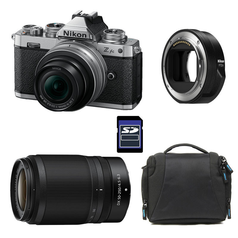 NIKON Z fc + Z 16 50 + Z 50 250 + Sac + Carte SD 8 Go + Adaptateur FTZ II Neuf - vue 4