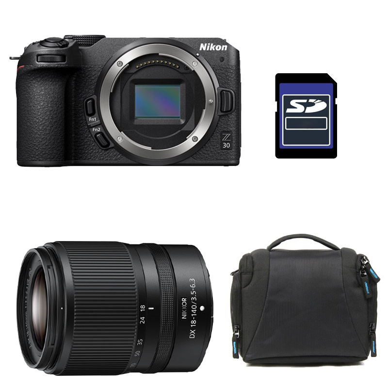 NIKON Z30 + Z 18-140 Garanti 3 ans + Sac + Carte SD 8 Go