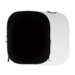 LASTOLITE fond pliable 1.5x1.8m uni dual blanc/noir