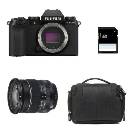 FUJIFILM X-S20 NOIR + 16-80mm Garanti 3 ans + Sac + Carte SD 8 Go
