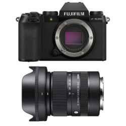FUJIFILM X-S20 NOIR + SIGMA 18-50mm Garanti 3 ans
