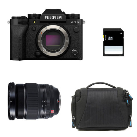 FUJIFILM X-T5 NOIR + 16-55mm Garanti 3 ans + Sac + Carte SD 8 Go