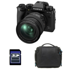 FUJIFILM X-T5 NOIR + 16-80mm Garanti 3 ans + Sac + Carte SD 8 Go