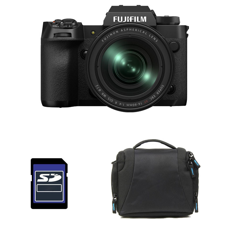FUJIFILM X-H2 + 16-80 Garanti 3 ans + Sac + Carte SD 8 Go