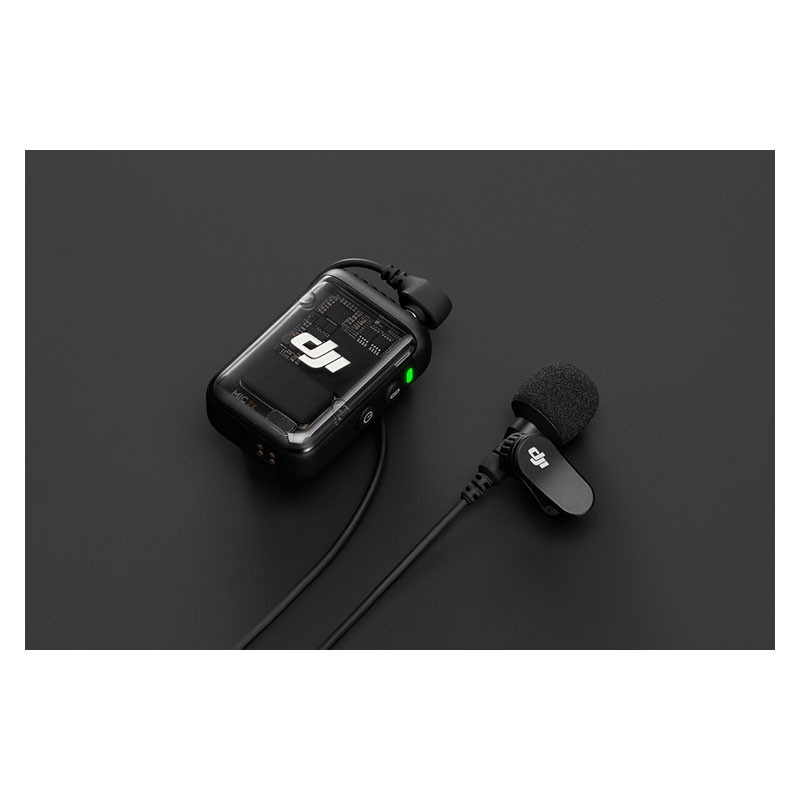 DJI 6941565971340 microphone Noir Microphone Lavalier/boutonnière
