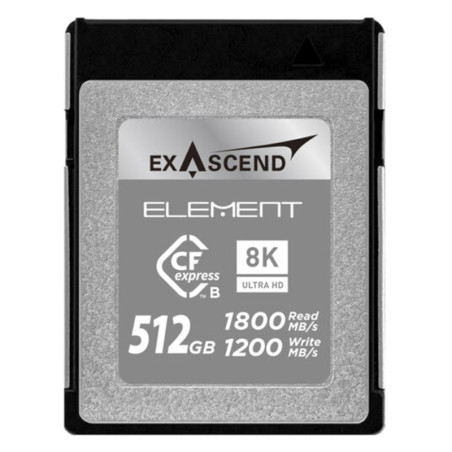 EXASCEND Cartes CF Express type B 512Go R1800/W1200