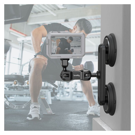 SMALLRIG 4467 Dual Magnetic Suction Cup Mounting Support Kit for Action Cameras