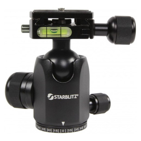 STARBLITZ Rotule ball graduée avec plateau coulissant double sécurité