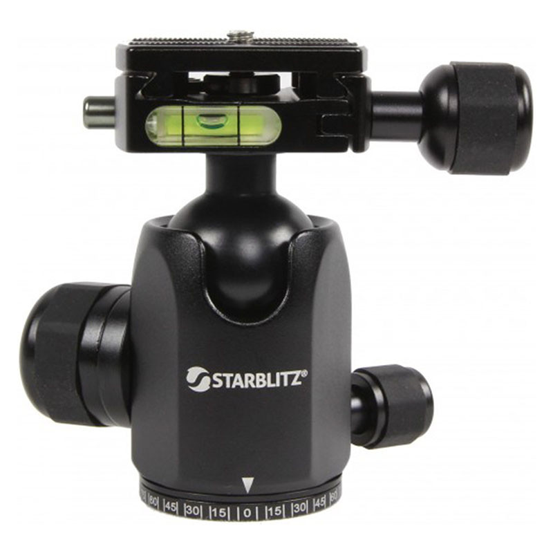 STARBLITZ Rotule ball graduée avec plateau coulissant double sécurité