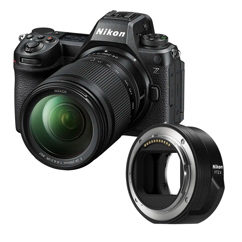 NIKON Z6 III + Objectif Z 24-200mm f/4-6.3 Garanti 3 ans + Adaptateur FTZ II