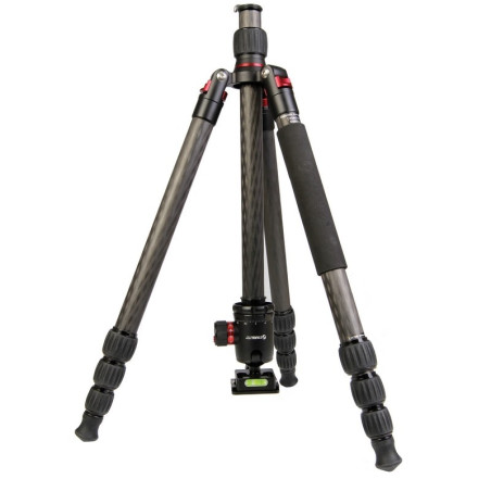 STARBLITZ TSC284B Kit Trépied Monopode Carbone 4 sections avec rotule 15Kg