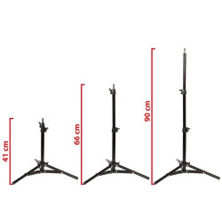 STARBLITZ Trépied lumière 3 sections 40-90 cm