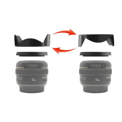 STARBLITZ Pare-soleil rigide réversible Compatible avec objectif photo 58mm