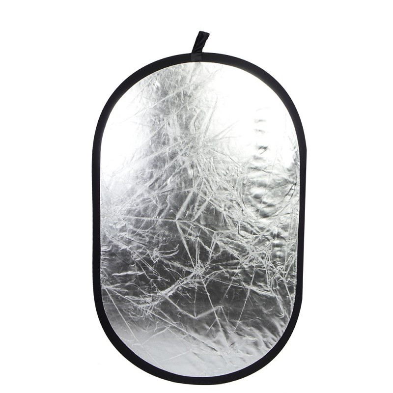 STARBLITZ Panneau réflecteur ovale 71 x 112 cm Argent et Or