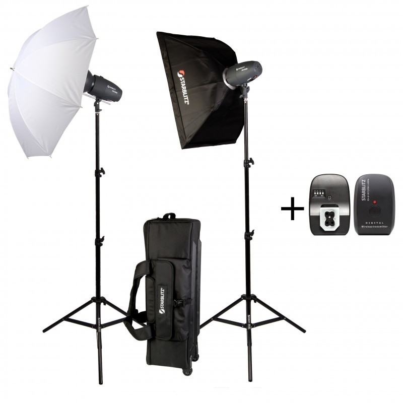 STARBLITZ Kit studio 2 x 200 watts seconde