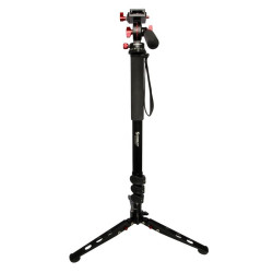 STARBLITZ Kit monopied vidéo avec socle et tête vidéo SBV-MONOKIT