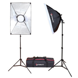 STARBLITZ Kit complet d'éclairage continu LED pour vlogeurs