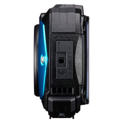 PENTAX Compact étanche WG-90 Bleu Garanti 2 ans + Etui + SD 8 Go