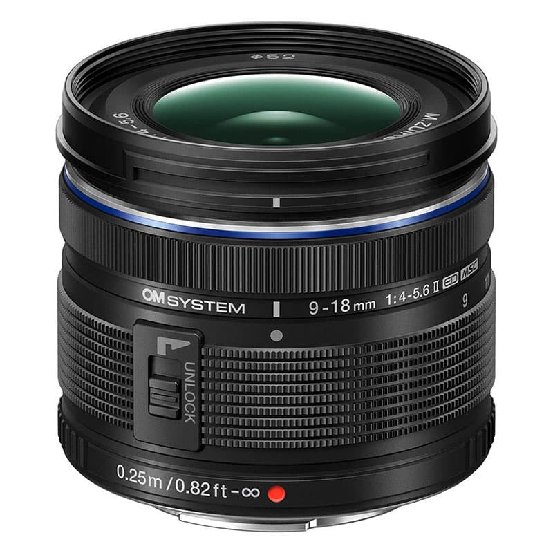 OM SYSTEM Objectif M.Zuiko Digital ED 9-18mm f/4-5.6 II Garantie 2 ans