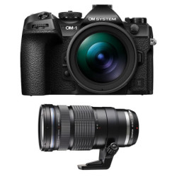 OM SYSTEM OM-1 II + 12-40 + 40-150 Garanti 3 ans