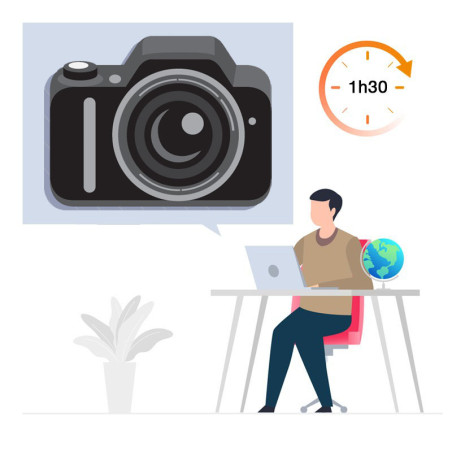 Formation photo en ligne hybride toutes marques débutant - 1h30