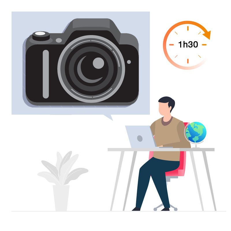 Formation photo en ligne hybride toutes marques perfectionnement - 1h30