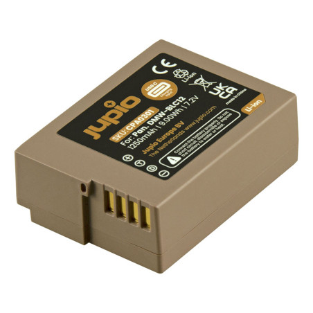 JUPIO Batterie compatible avec Panasonic DMW-BLC12 Ultra USB-C