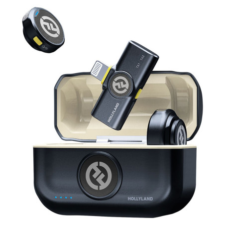 HOLLYLAND Lark M2 L Microphone Lavalier pour iPhone/iPad