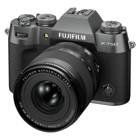FUJIFILM X-T50 CHARCOAL + 16-50 Garanti 3 ans