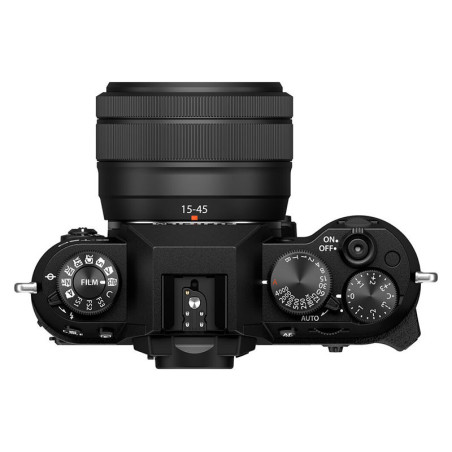 FUJIFILM X-T50 NOIR + Objectif Fujinon XC 15-45mm F3.5-5.6 OIS Pancake Power Zoom Garanti 3 ans + Sac + Carte SD 8 Go