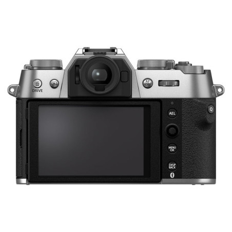 FUJIFILM X-T50 SILVER + Objectif Fujinon XC 15-45mm F3.5-5.6 OIS Pancake Power Zoom Garanti 3 ans + Sac + Carte SD 8 Go