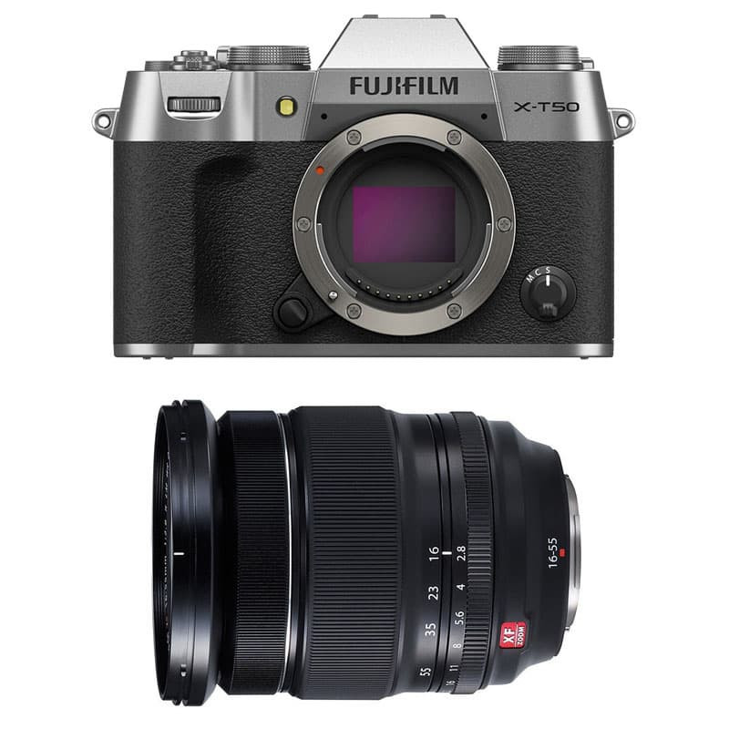 FUJIFILM  X-T50 SILVER + 16-55 Garanti 3 ans